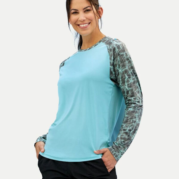 Men's Panama Colorblocked Long Sleeve T-Shirt Thumbnail