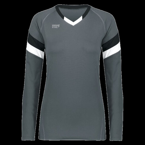 Ladies TruHit Tri-Color Long Sleeve Jersey Thumbnail