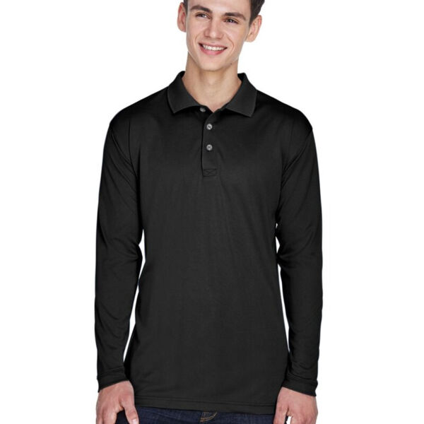 Men's Cool & Dry Sport Long Sleeve Polo Thumbnail