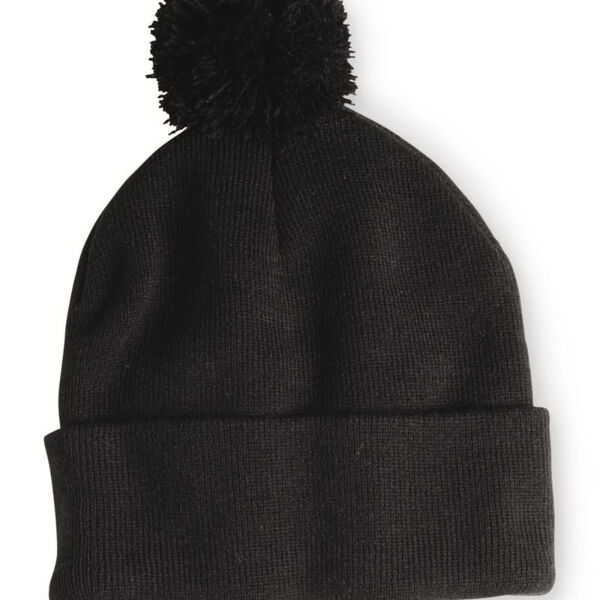 12" Pom-Pom Cuffed Beanie Thumbnail