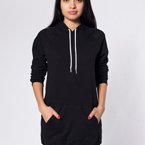5398 California Fleece Pullover Raglan Hoody Dress Thumbnail