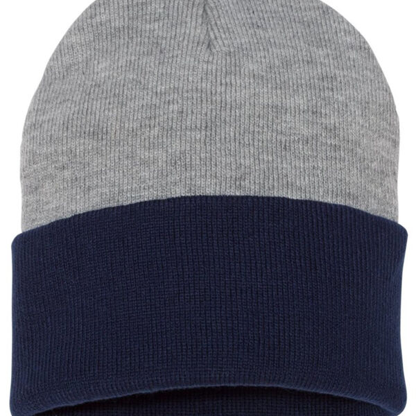 12" Color Blocked Cuffed Beanie Thumbnail