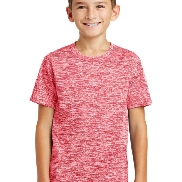 Youth PosiCharge ® Electric Heather Tee Thumbnail
