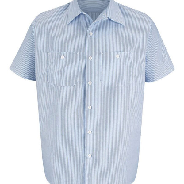 Men's Tall Industrial Stripe Work Shirt Thumbnail