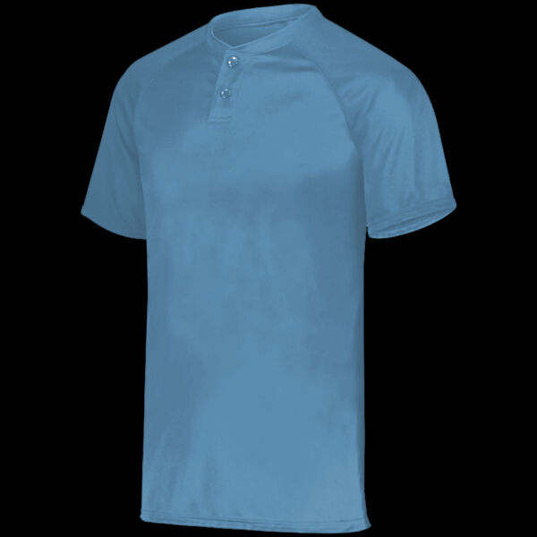 Youth Attain Wicking Two-Button Baseball Jersey Thumbnail