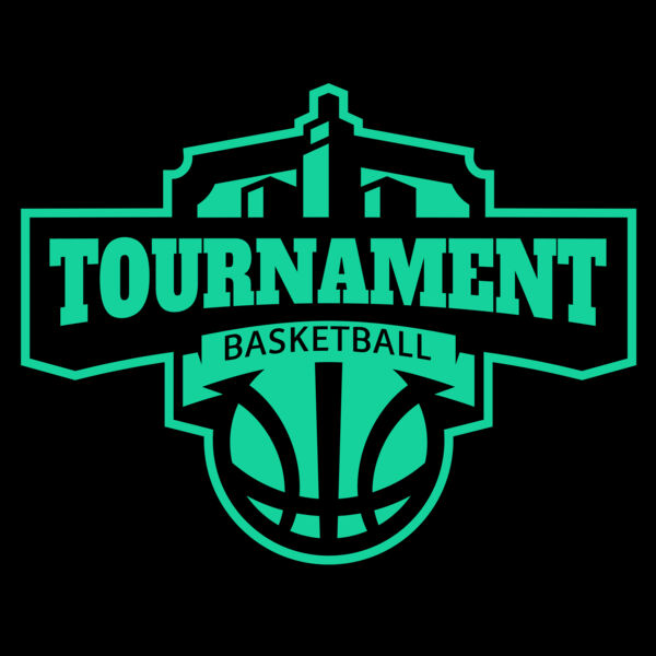 Tournament Basketball logo template Thumbnail