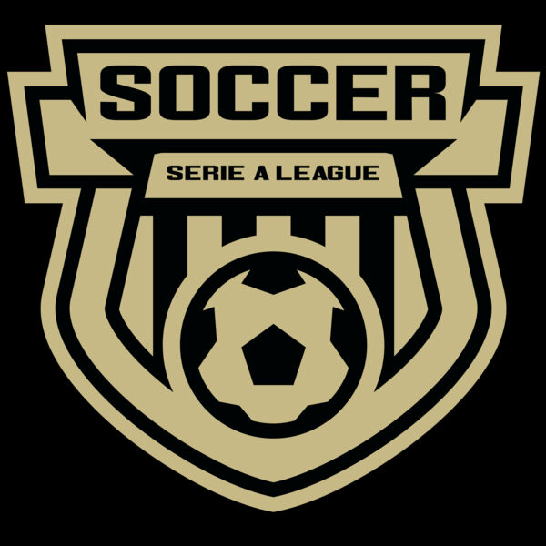 Serie a league soccer logo template Thumbnail