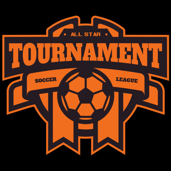 Tournament Soccer league logo template Thumbnail