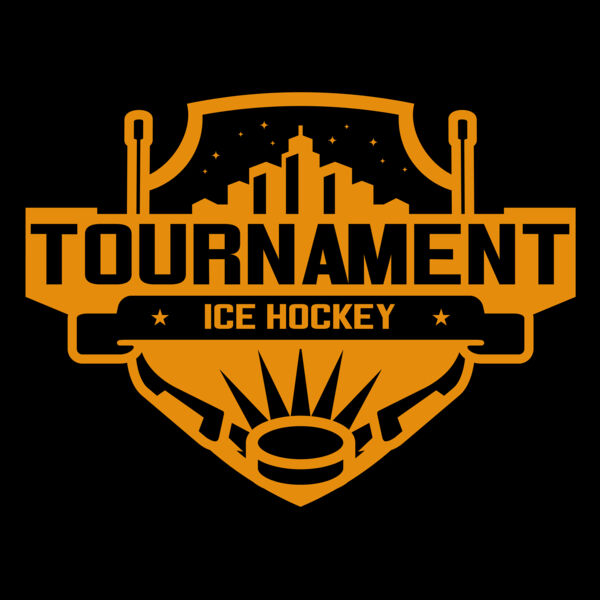 Tournament Ice Hockey logo template 02 Thumbnail