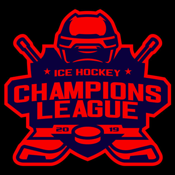 Champions League Ice Hockey logo template Thumbnail