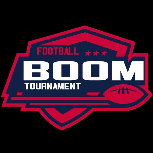 Boom Tournament Football logo template Thumbnail