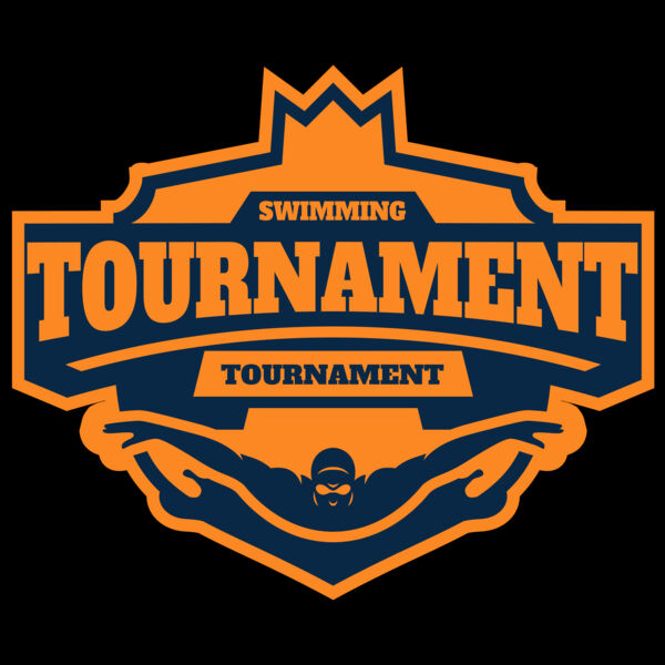 Swimming Tournament logo template Thumbnail