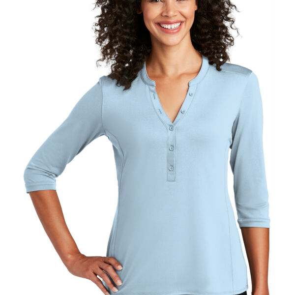 Ladies UV Choice Pique Henley Thumbnail