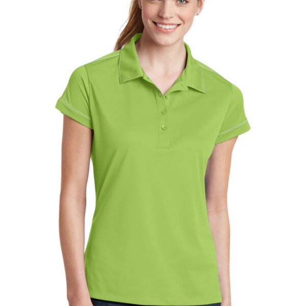 Ladies Contrast Stitch Micropique Sport Wick® Polo Thumbnail