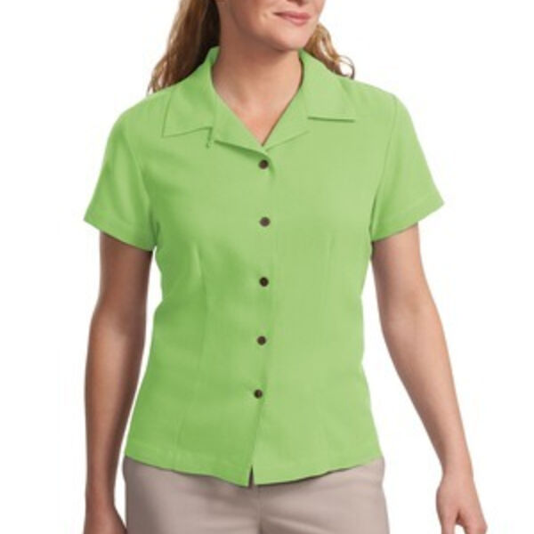 Port Authority® - Ladies Silk Blend Camp Shirt. L533  Thumbnail