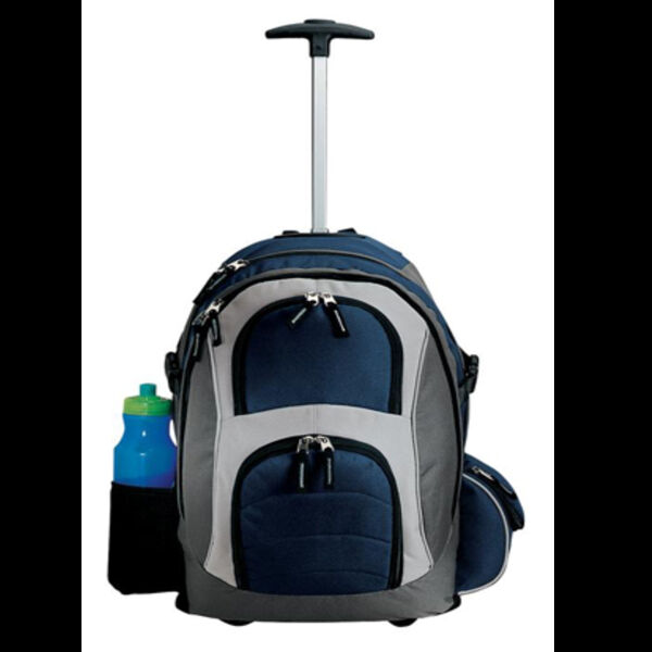 Port AuthorityÂ® - Wheeled Backpack. Navy/Dark Grey Thumbnail