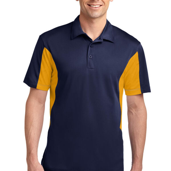 Side Blocked Micropique Sport Wick® Polo Thumbnail