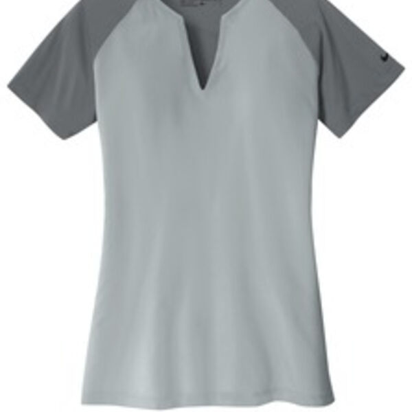 Golf Ladies Dri FIT Stretch Woven V Neck Top Thumbnail