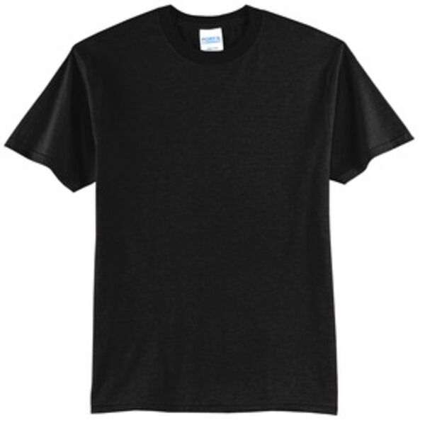 PC55SVJH  50/50 Cotton/Poly T Shirt Black Thumbnail