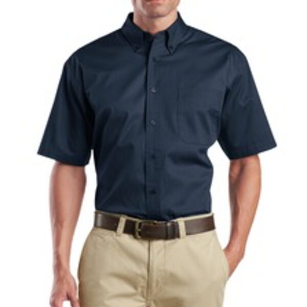 CornerStone® - Short Sleeve SuperPro Twill Shirt. SP18  Thumbnail