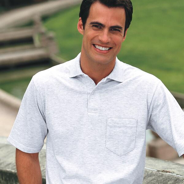 JERZEES® -SpotShield™ Jersey Knit Sport Shirt with Pocket. 436MP  Thumbnail