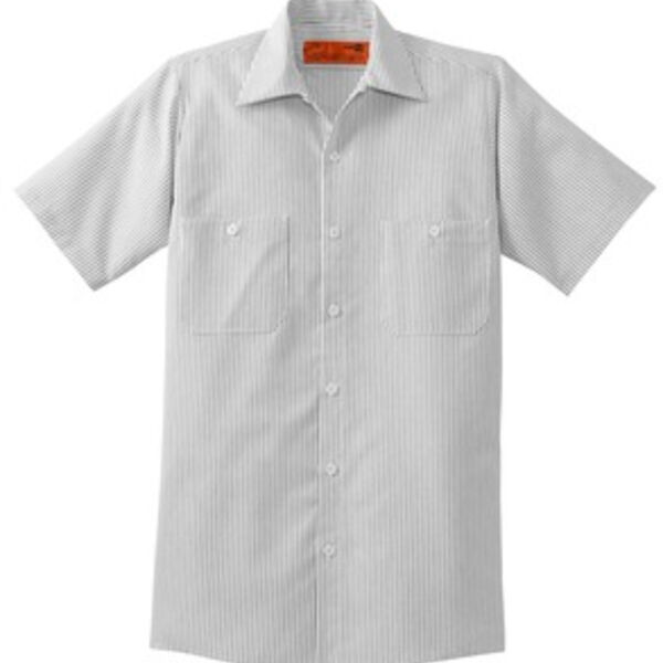 CornerStone® - Short Sleeve Striped Industrial Work Shirt. CS20 Thumbnail