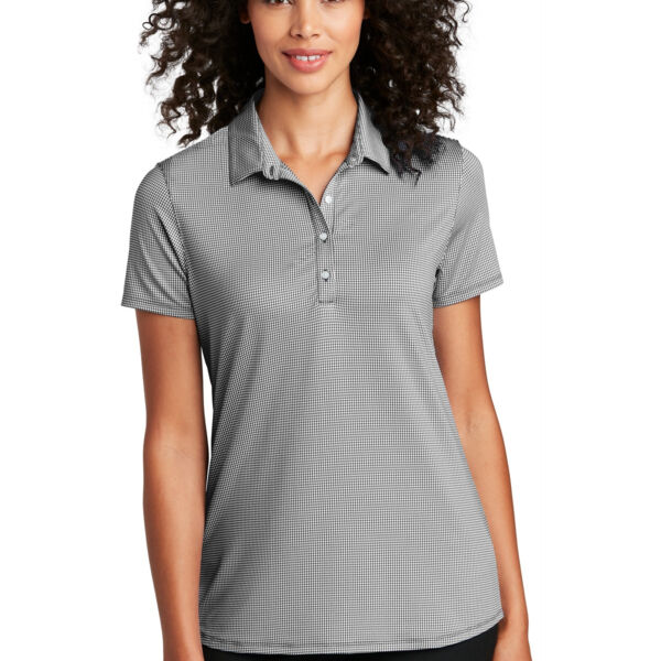 ® Ladies Gingham Polo Thumbnail