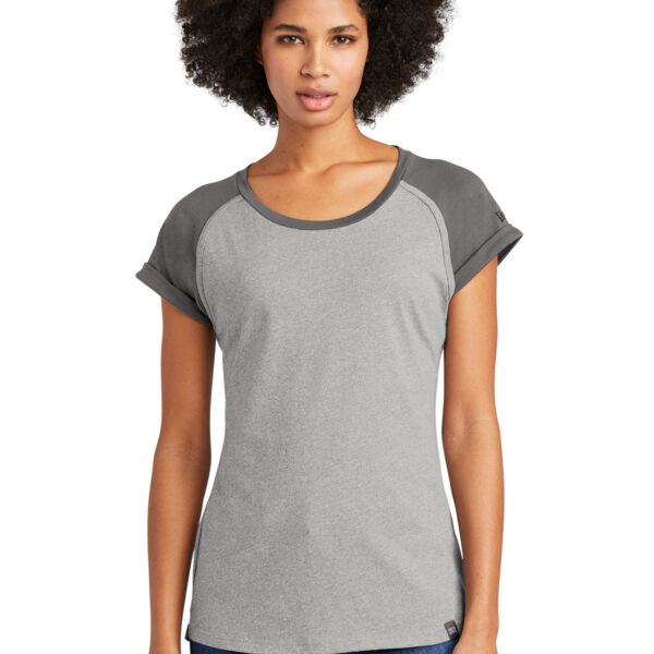 ® Ladies Heritage Blend Varsity Tee Thumbnail