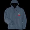 Heavyweight Full Zip Hooded Sweatshirt with Thermal Lining Thumbnail