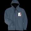 Heavyweight Full Zip Hooded Sweatshirt with Thermal Lining Thumbnail