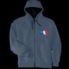 Heavyweight Full Zip Hooded Sweatshirt with Thermal Lining Thumbnail