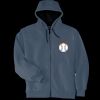 Heavyweight Full Zip Hooded Sweatshirt with Thermal Lining Thumbnail