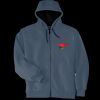 Heavyweight Full Zip Hooded Sweatshirt with Thermal Lining Thumbnail