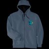 Heavyweight Full Zip Hooded Sweatshirt with Thermal Lining Thumbnail