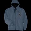 Heavyweight Full Zip Hooded Sweatshirt with Thermal Lining Thumbnail