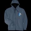 Heavyweight Full Zip Hooded Sweatshirt with Thermal Lining Thumbnail
