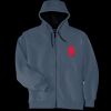 Heavyweight Full Zip Hooded Sweatshirt with Thermal Lining Thumbnail