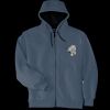 Heavyweight Full Zip Hooded Sweatshirt with Thermal Lining Thumbnail