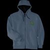 Heavyweight Full Zip Hooded Sweatshirt with Thermal Lining Thumbnail