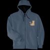Heavyweight Full Zip Hooded Sweatshirt with Thermal Lining Thumbnail