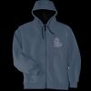 Heavyweight Full Zip Hooded Sweatshirt with Thermal Lining Thumbnail