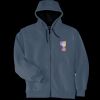 Heavyweight Full Zip Hooded Sweatshirt with Thermal Lining Thumbnail