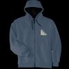 Heavyweight Full Zip Hooded Sweatshirt with Thermal Lining Thumbnail