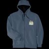 Heavyweight Full Zip Hooded Sweatshirt with Thermal Lining Thumbnail