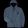 Heavyweight Full Zip Hooded Sweatshirt with Thermal Lining Thumbnail