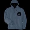 Heavyweight Full Zip Hooded Sweatshirt with Thermal Lining Thumbnail