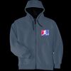 Heavyweight Full Zip Hooded Sweatshirt with Thermal Lining Thumbnail