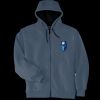 Heavyweight Full Zip Hooded Sweatshirt with Thermal Lining Thumbnail