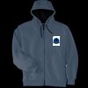 Heavyweight Full Zip Hooded Sweatshirt with Thermal Lining Thumbnail