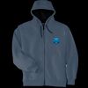 Heavyweight Full Zip Hooded Sweatshirt with Thermal Lining Thumbnail